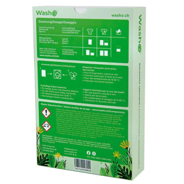 Washo Mit Duft Fresh Breeze - Zubehör Wäschepflege – Bild 2