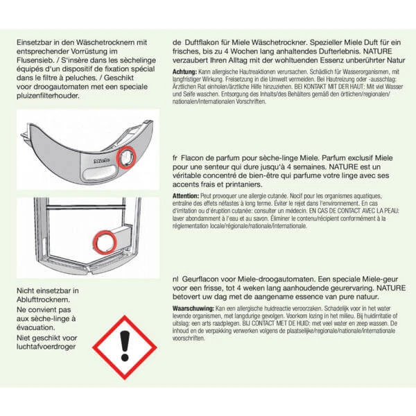 Miele Duftflakon Nature - Zubehör Wäschepflege – Bild 3